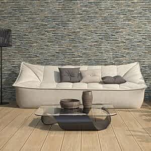 rustic split face slate effect tiles - split face wall tiles