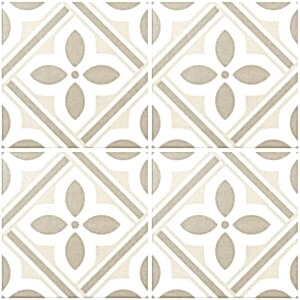 Atenea Beige Pattern Tiles - Matt