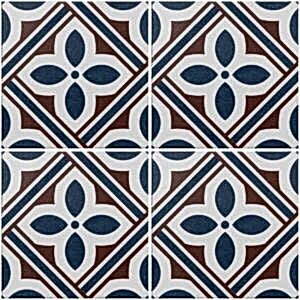 Atenea Blue and White Floor Tiles
