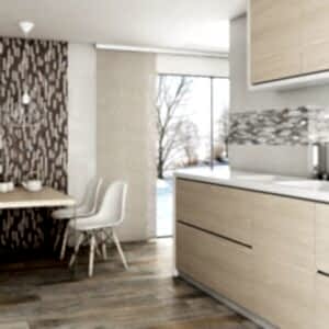 Brick Grey Mosaic Kitchen Tiles