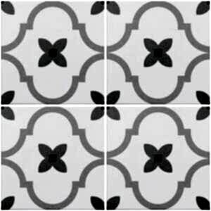 Delfos Vintage Grey Pattern Tiles