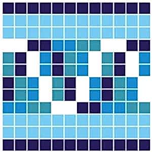 Swimming Pool Mosaic Tile Trim - Espiral Border 2