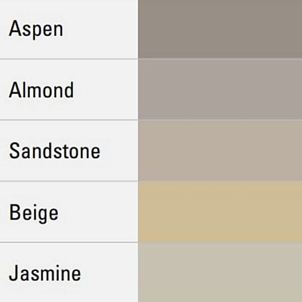 sandstone silicone sealant bathroom silicone sealant jasmine grout colour beige Silicone sealant Grout Chart 3000 - Aspen, Almond, Sandstone, Beige, Jasmine - 1024