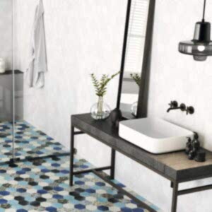 Hex White Hexagon Wall Tiles