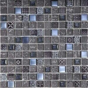 Imperium Dark Grey Mosaic Tiles
