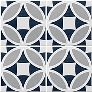 Olympia Blue Victorian Tiles