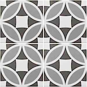 Olympia Grey Victorian Style Patterned Tiles