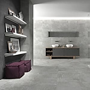 Stone Trend Black Floor Tiles