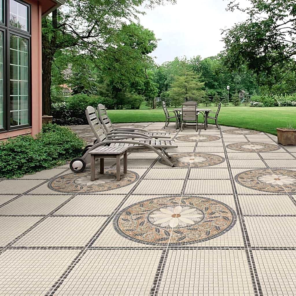 Trevi Outdoor Mosaic Tiles