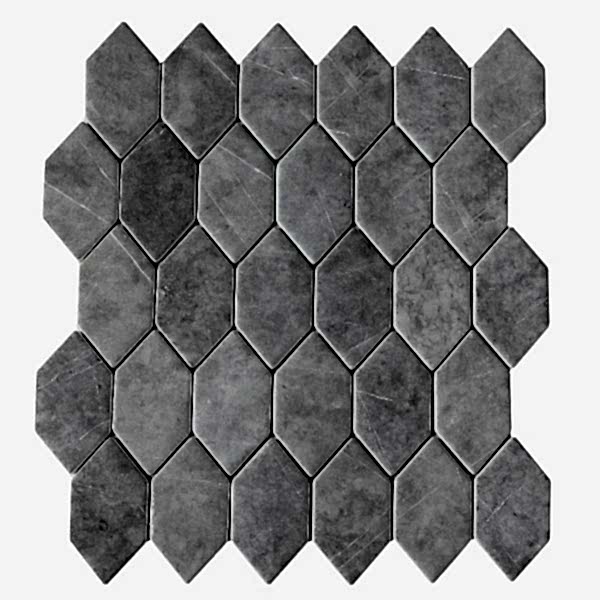 Urban Grey Hexagon Mosaic Tiles