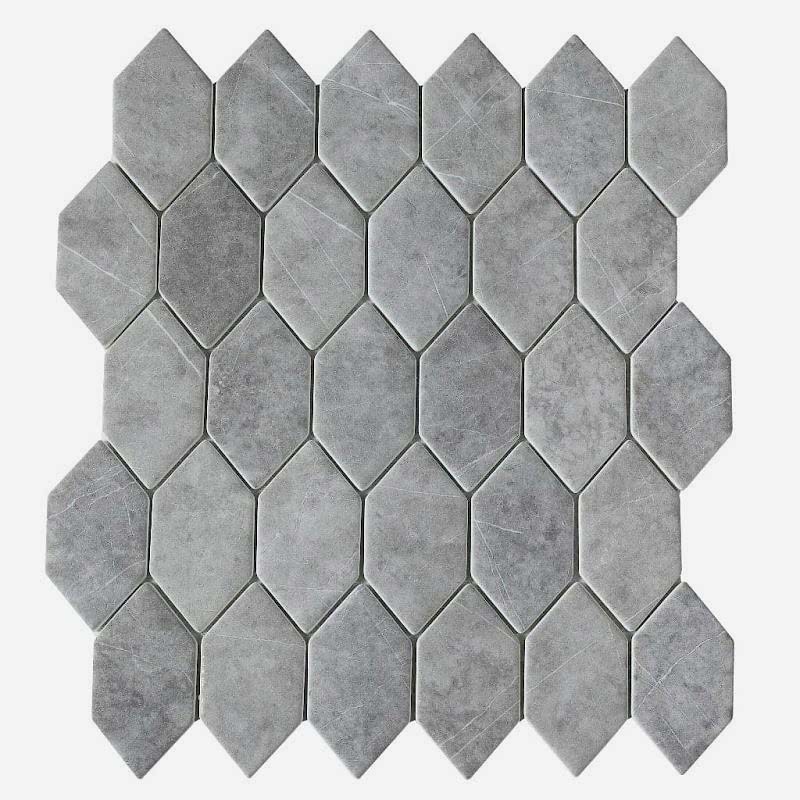 Urban Grey Hexagon Mosaic Tiles