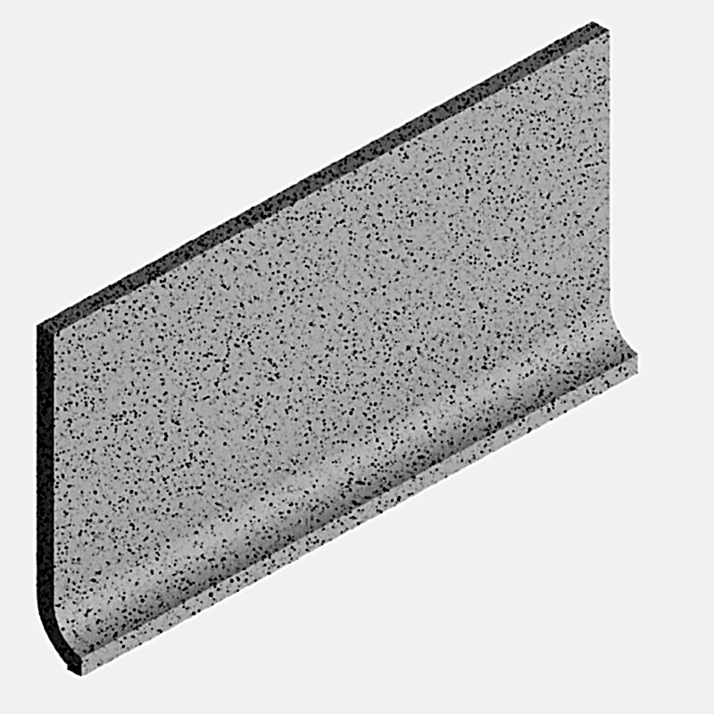 Dotti Corund Light Grey Skirting Tiles