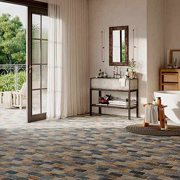 Indian Slate Effect Porcelain Tiles