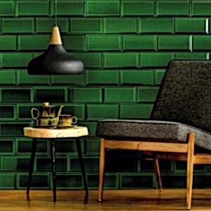 Victorian Green Tiles - Room Setting