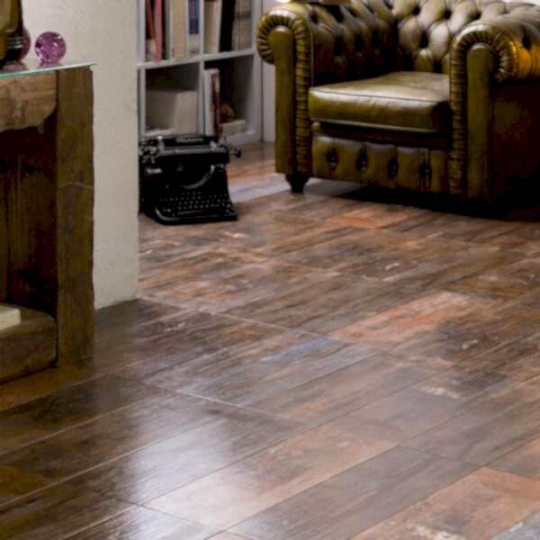 Castle Rustic Wood Effect Floor Tiles
