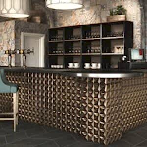 Delta Gold Tiles - Room Setting