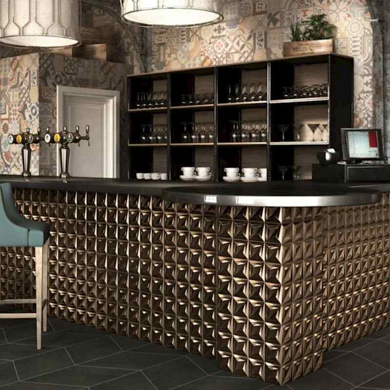 Delta Gold Tiles - Room Setting