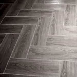 Fronda Dark Grey Ceramic Wood Tiles