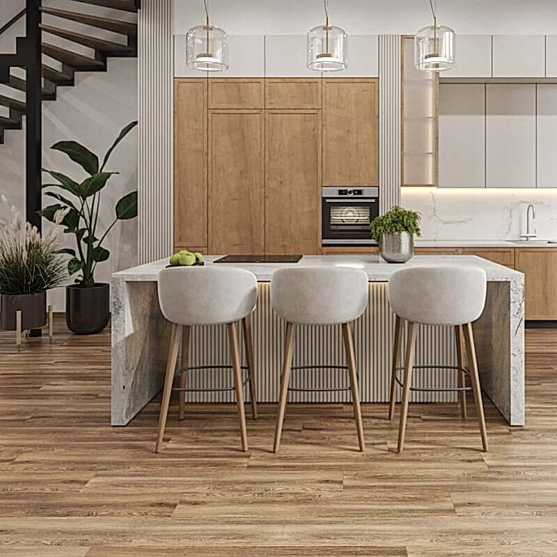 Apricot Copper Wood Look Porcelain Tiles – Matt, Rectified