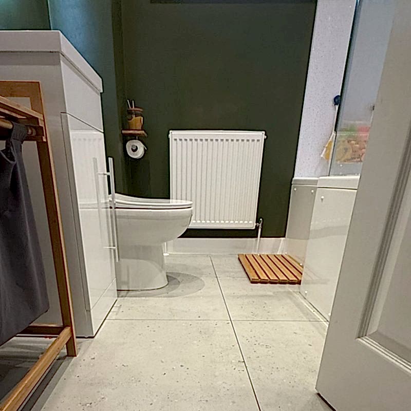 Luis Matt White Speckle Tiles - Rectified, Porcelain