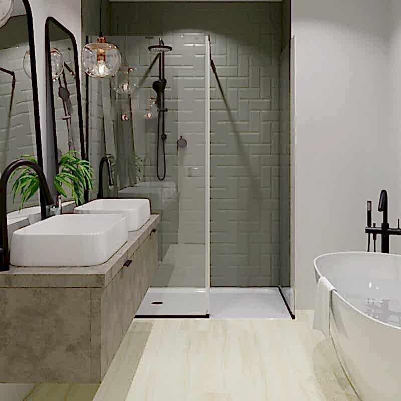 Venue White Wood Effect Tiles – Matt, Porcelain, Rectified - Room Setting