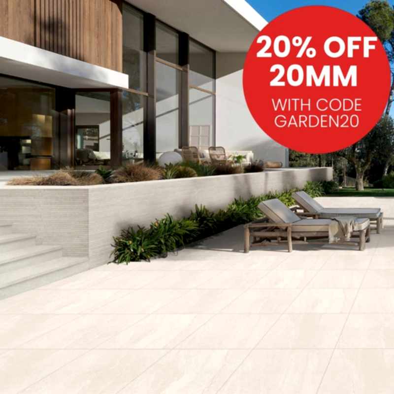 Bejin Beige 60x60 outdoor tiles with offer flash