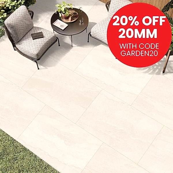 Bejin Beige 90x60 outdoor tiles with offer flash