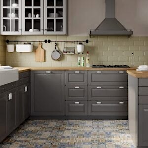 Bevelled Mini Metro Ivory Pearl White Tiles