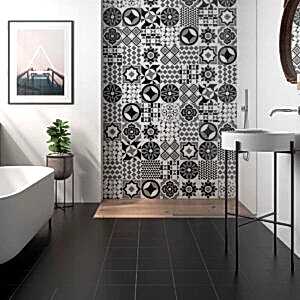 Mugat Black Small Square Tiles