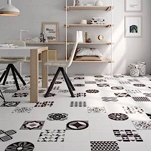 Mugat Small White Tiles