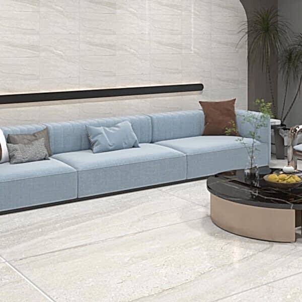 dyna grey Marble Effect Gloss Tiles