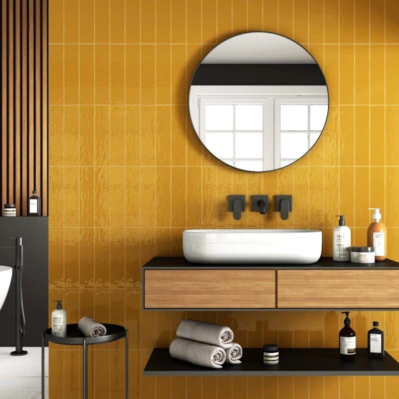 Handcraft Mustard Yellow Tiles – Gloss
