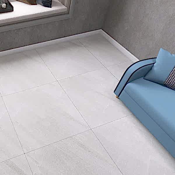 Volta Grey Stone Effect Porcelain Floor Tiles