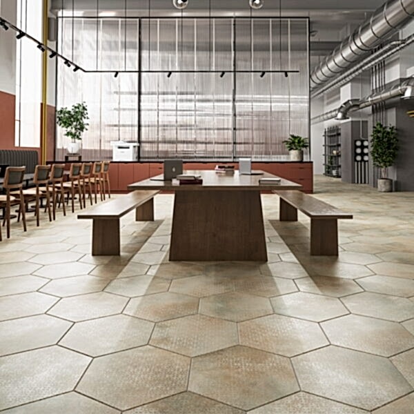 Damasco Large Hexagon Tiles