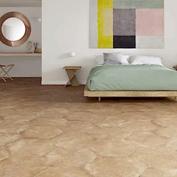 Parma Terracotta Hexagon Tiles