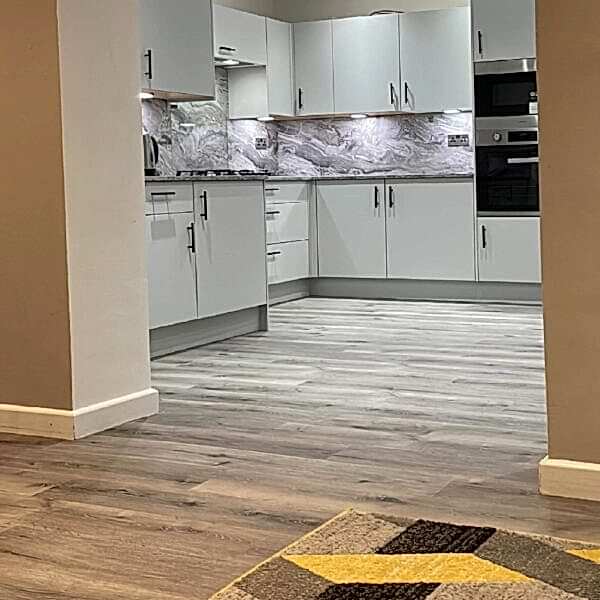 SPC Light Grey Vinyl Click Flooring