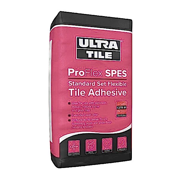 UltraTile ProFlex SPES Standard Set Grey Flexible Tile Adhesive