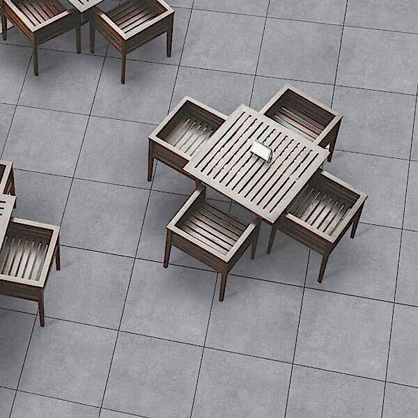 Zett Porcelain Grey Tiles