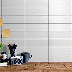 Avila White Matt Metro Tiles