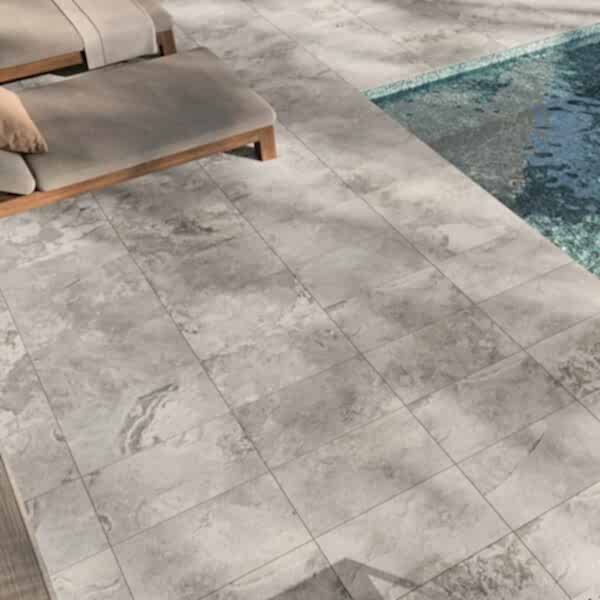Cumbria Large White Floor Tiles