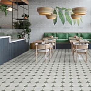 York Green Pattern Tiles
