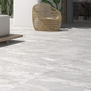 Cumbria Large White Floor Tiles