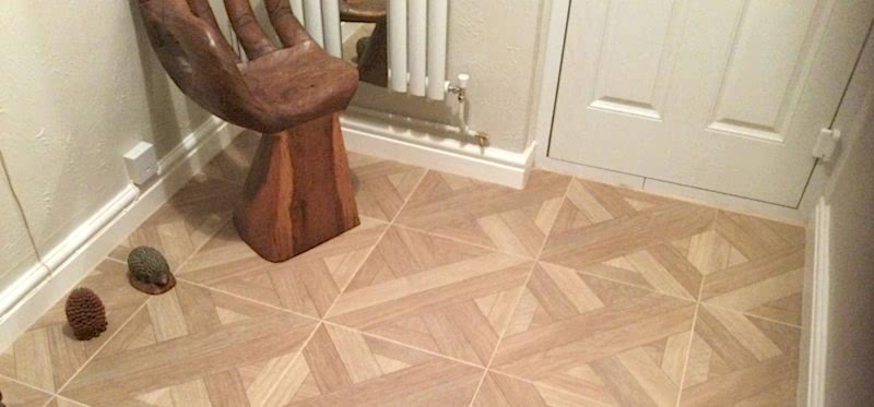 Alborg Basket Weave Tiles - Hallway
