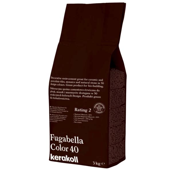 Fugabella Colour 40 Pink Grout - bag detail