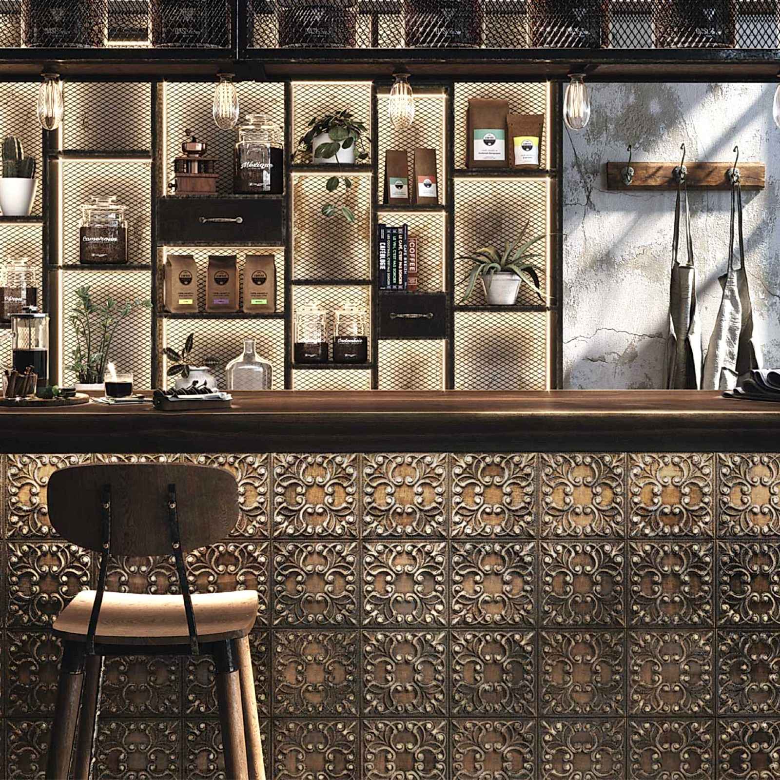 Tin Decorative Copper Tiles