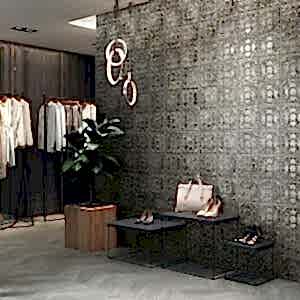 Tin Decorative Iron Tiles Roomshot