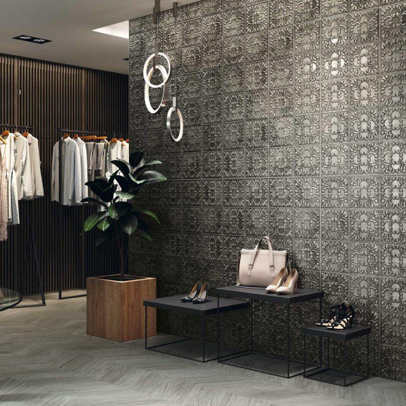 Tin Decorative Iron Tiles Roomshot