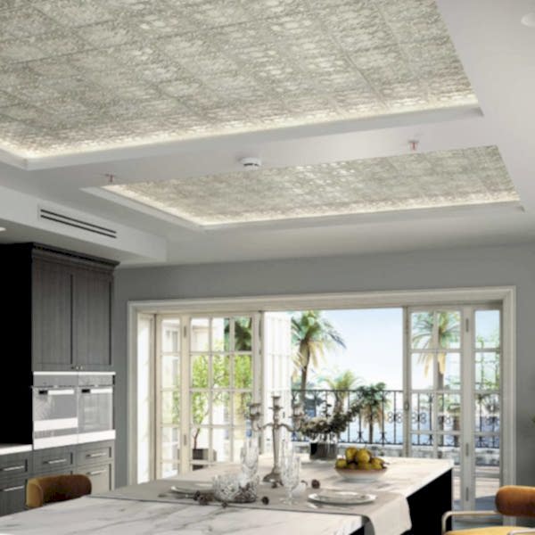 Tin Decorative Zinc Tiles Roomshot